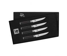 Kai Set de Couteaux Ã Steak Shun Lot de 4Â DM de 0711, DMS de 400
