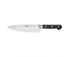 ZWILLING 38411-201-0 Couteau de Chef Pro Traditional 20cm Argent/Noir, Acier, 20 x 5 x 5 cm