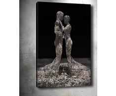 Bonamaison Peinture sur toile, multicolore, 50 x 70 cm