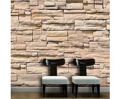 Walplus Autocollant Mural Asiatique Mur de Pierres Art Mural Stickers Vinyle Maison DÃ©coration DIY Salon Chambre Bureau DÃ©cor Peint Enfants Chambre Cadeau, Multicolore