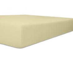 Kneer 6001205 Single Jersey Drap Housse en Jersey 120-130 x 200 cm 120 cm x 200 cm Naturel