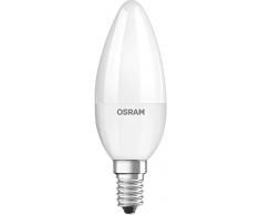 OSRAM LED SUPERSTAR Ampoule LED, Forme flamme, Culot E14, Dimmable, 5.7 W Equivalent 40W, 220-240V, dÃ©polie, Blanc Chaud 2700K, Lot de 1 piÃ¨ce
