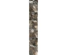 plage 260528 Smooth â Tiles Stickers pour carrelage Oiseau, 6 décoratifs, Vinyle, Gris, 15 x 0,1 x 15 cm