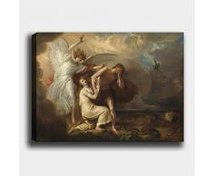 Bonamaison Peinture sur toile, multicolore, 30 x 40 cm - ConÃ§u et fabriquÃ© en Turquie