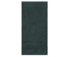 Marc OPolo Timeless Uni Serviette Bain, Eponge Coton tissÃ© Teint (600 GR/mÂ²), Pine Green, 50 cm x 100 cm
