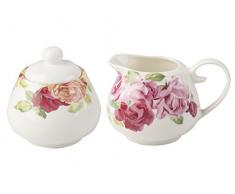 Kew Gardens Southbourne Rose Ensemble sucrier et Pot Ã crÃ¨me, Blanc