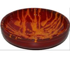 Amazing Cookware Bol en Terre Cuite Jaune/Rouge/tachetÃ© 20Â cm