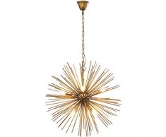 Kare Design Beam Brass Suspension Structure Baldaquin Métal Acier Laqué Or 72 x 72 x 72 cm