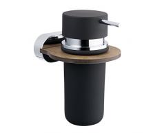 Bisk Distributeur de Savon, Bergen Design Range, Marron, 10Â x 15.4Â x 13Â cm