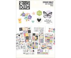 Simples Ã©tages Bliss Autocollant Tablette, Papier, Multicolore, 21Â x 14Â x 0.4Â cm