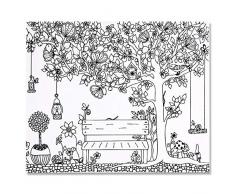 Premier Stationery Toile colorée, Banc de jardin, 300 x 250mm