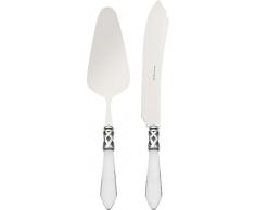 Casa Bugatti ALC1T-N4220/21 Aladdin Spatule à gâteau + couteau à pâte, Transparent