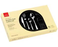 Windsor Ensemble de Couverts dans Une boÃ®te, Miroir, 24Â piÃ¨ces