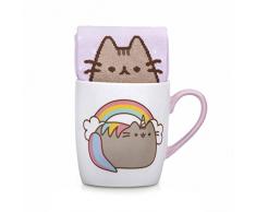 Pusheen - Licorne tasse et Chaussettes en blanc / rose/ capacitÃ© 250 ml - thumbs Up! - 1001871