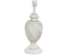 Better & Best 1831772Â âÂ lampe de table en forme de coupe ovoÃ¯de, striÃ©, couleur blanc