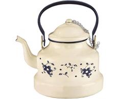 Ibili 918910 Bouilloire en acier Ã©maillÃ© vitifiÃ©e Sena 1 l