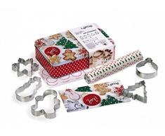 Lékué 3000021SUR X-Mas Cutter pour Biscuits Métal Multicolore 45 x 35 x 25 cm