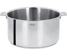 Cristel - C14QMP- Casserole inox 14cm sans poignée amovible- Collection Casteline