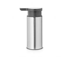 Brabantia 481208 Distributeur de Savon Fingerprint Proof en Acier Inoxydable, INOX, Argent, 15 x 6 x 6 cm