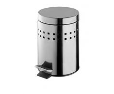 ESH EQUIPEMENT Poubelle de Salle de Bain Acier Inoxydable Design