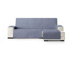 Eysa Mist Housse, Microfiber, C/3 Bleu-Gris, Chaise Longue 290 cm. Adapté aux canapés de 300 à 350 cm