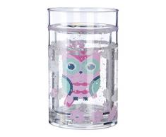 Premier Housewares Happy Chouette Enfants Gobelet, PS-polystyrene, 7Â x 7Â x 11Â cm