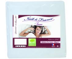 Nuit de France 329410 50/75 ProtÃ¨ge Oreiller Coton Blanc 75 x 50 x 1 cm