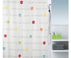Spirella CANEBIERE Rideau de Douche 180x200 cm, Polyester, Multicolor