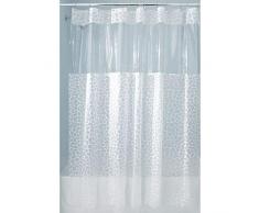 InterDesign 28180EU Pebblz View Rideau de Douche Blanc GivrÃ©