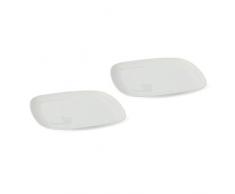 vivo Villeroy & Boch Group 19-5252-7561 Set dâassiettes à steak New Fresh Collection 2 pièces, set de vaisselle, porcelaine, blanc, 31,5 x 25,2 x 4,0 cm, 2 unités