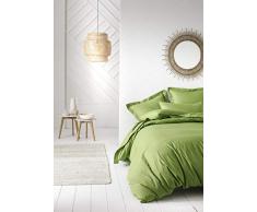 TODAY Drap Housse, Vert Bambou, 90 x 190 cm