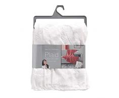 douceur dintÃ©rieur plaid 125x150cm relief ikaplume naturel