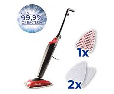 Vileda â Balai vapeur Steam Power Pad â Nettoyeur vapeur multi-surfaces â IdÃ©al pour tous types de sols et moquette â Steam Power Pad supplÃ©mentaire