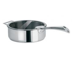 Cristel S26CMEVP Sauteuse 26cm inox - Anti-adhÃ©rent Exceliss+ - Castline Fixe