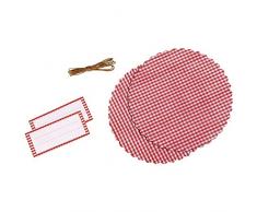 Rayher 68000000Â Kit DÃ©co F. Confiture Verre Carreaux, sous Blister 1set