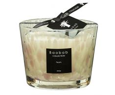 Baobab max10pw Pearls White Bougie en Cire Bougie, 10Â x 7Â x 10Â cm