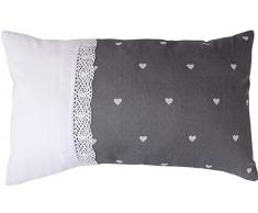 Enjoy Home 70540GR030050 Coussin Polyester Coton Gris 50 x 30 cm