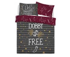 Warner Brothers Parure de lit rÃ©versible en Polycoton Motif Dobby The Elf Motif Harry Potter