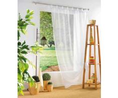 douceur dintÃ©rieur panneau a passants 140x240 cm voile voiline blanc