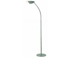 Aluminor LUDOR LED G LAMPADAIRE, Gris + Vasque Moitie PC Blanc