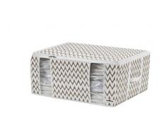 Compactor Home RAN7931 Housse de Rangement, Polypropylène, Beige, 65 x 50 x 27 cm