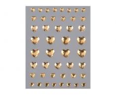 Efco CÅur Strass Acrylique Autocollant, Topaze Light, 4/6/8/10Â mm, clÃ©