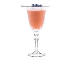 RCR Verres à vin en Cristal Melodia 25601020006, Lot de 6, Claire, 17,5 x 20 x 26 cm