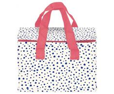 moses. Lunchbag Dalmatien DotsÂ âÂ Sac IsothermeÂ âÂ Lunch Box avec Fermeture Ã©clair, Plastique, Multicolore, 15Â x 20,5Â x 13Â cm