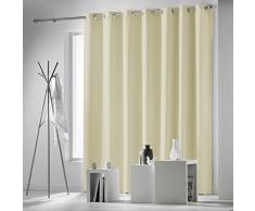 douceur dintÃ©rieur rideau a oeillets 280x260 cm occultant occulteo naturel