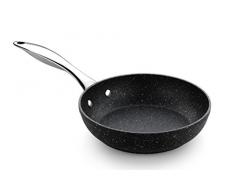 Monix Mineral Poêle Aluminium forgé revêtement antiadhésif, avec Pierre, sans PFOA, – Induction Moderne 22 cm Pierre