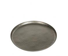 MICA Decorations Photophore, argenté, D 36,8 cm