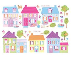 Fun4Walls Stickers muraux repositionnables Happy Street