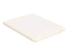 Max color MT-MX-panna-1P Drap tissu dameublement couleur unie,170x300cm,Créme, 100 % coton, SINGLE