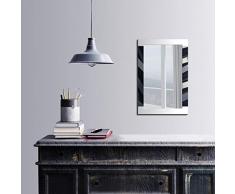 Bonamaison DÃ©coration Murale Impression sur Miroir EncadrÃ© sur Toile, Dimensions: 40 x 60 Cm - ConÃ§u et fabriquÃ© en Turquie